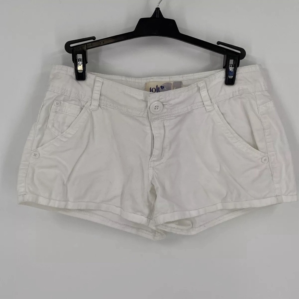 Jolt Juniors’ White Booty Shorts Size 1